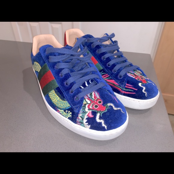 gucci ace blue dragon